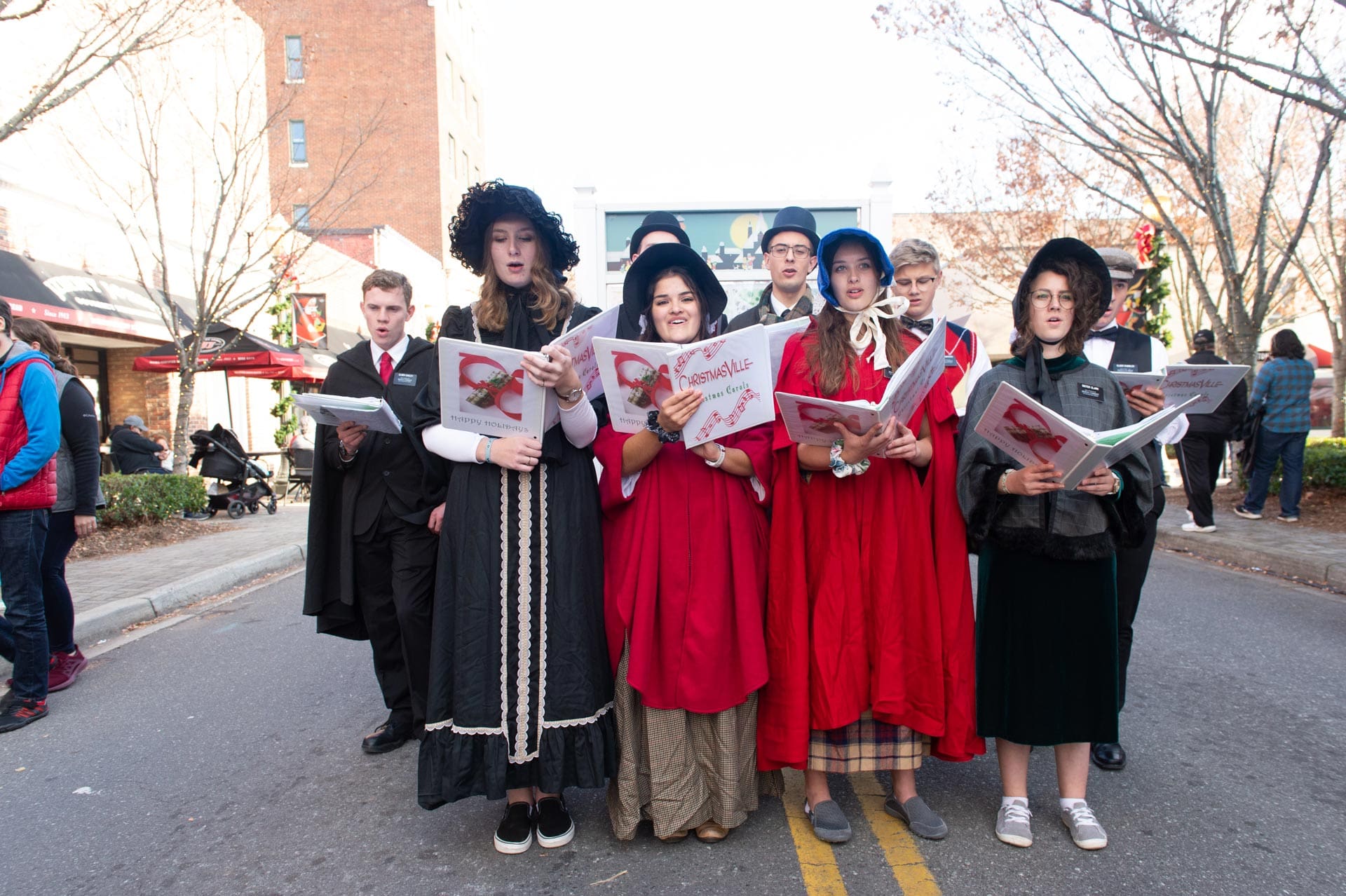 2019 Christmasville in Old Town Rock Hill, South Carolina.